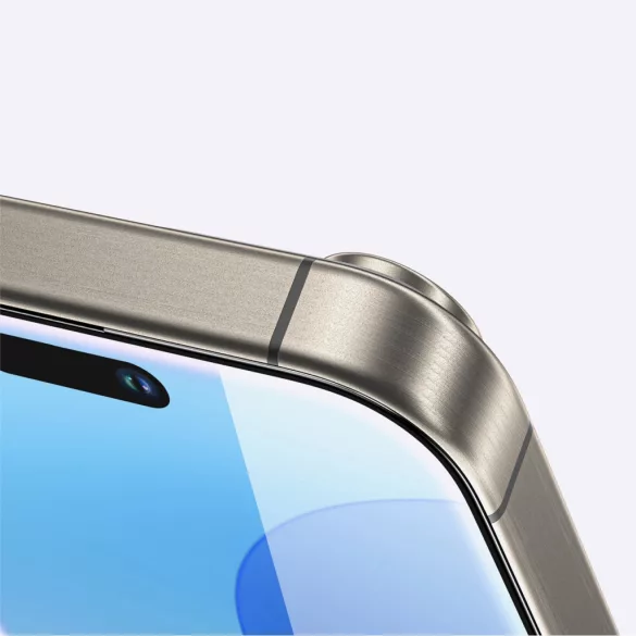 AmazingThing Radix edzett üveg fekete szegéllyel iPhone 16