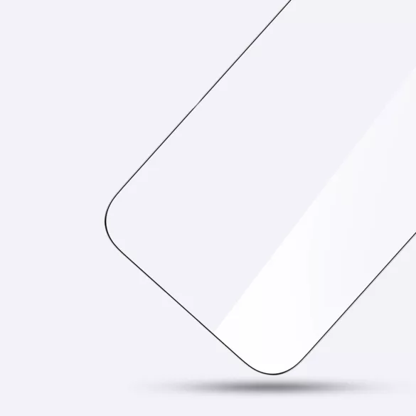 AmazingThing Radix edzett üveg fekete szegéllyel iPhone 16