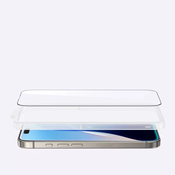 AmazingThing Radix edzett üveg fekete szegéllyel iPhone 16