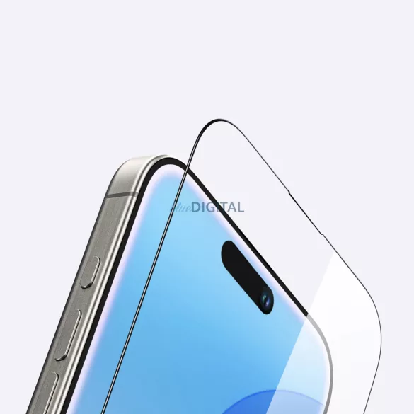 AmazingThing Radix edzett üveg fekete szegéllyel iPhone 16