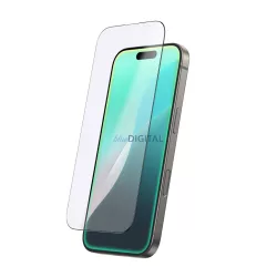   AmazingThing Radix Matte Glass matt edzett üveg fekete szegéllyel iPhone 16