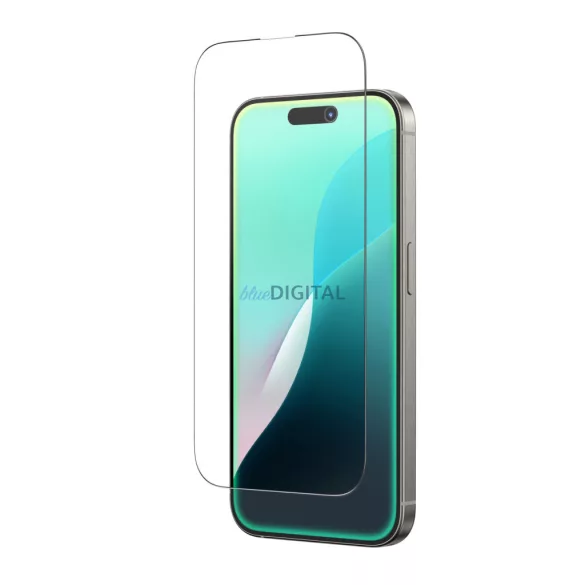 AmazingThing Radix Matte Glass matt edzett üveg fekete szegéllyel iPhone 16