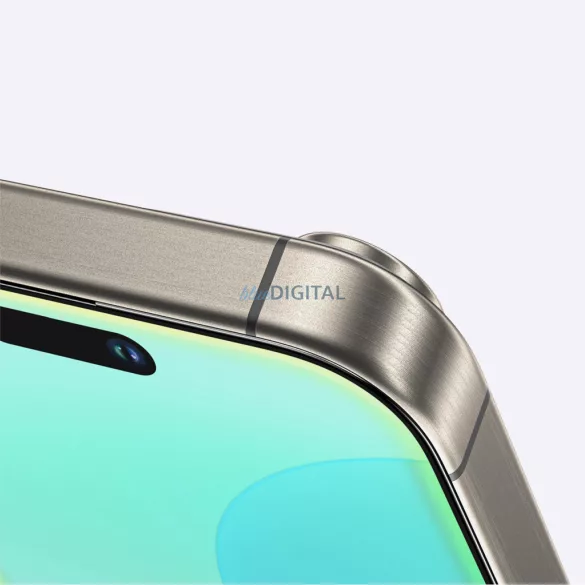 AmazingThing Radix Matte Glass matt edzett üveg fekete szegéllyel iPhone 16