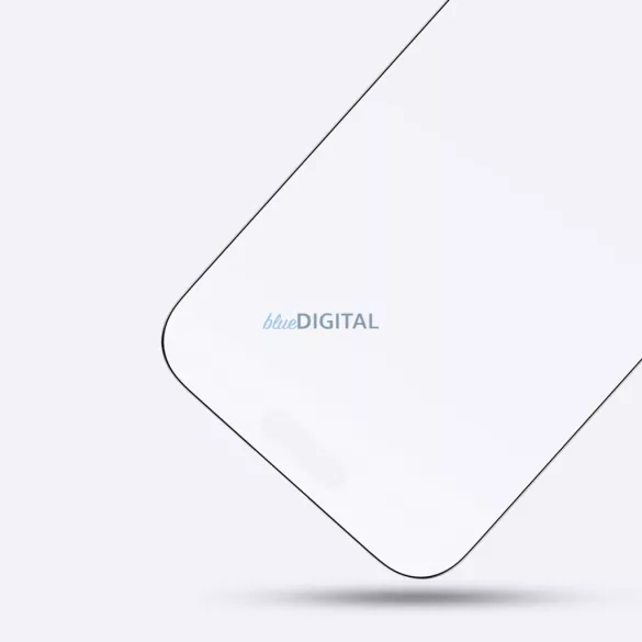 AmazingThing Radix Matte Glass matt edzett üveg fekete szegéllyel iPhone 16