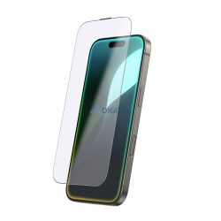   AmazingThing Titan Matte Glass matt edzett üveg fekete szegéllyel iPhone 16 Pro Max