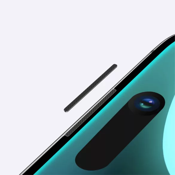 AmazingThing Titan Matte Glass matt edzett üveg fekete szegéllyel iPhone 16 Plus