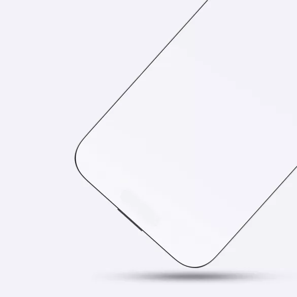 AmazingThing Titan Matte Glass matt edzett üveg fekete szegéllyel iPhone 16