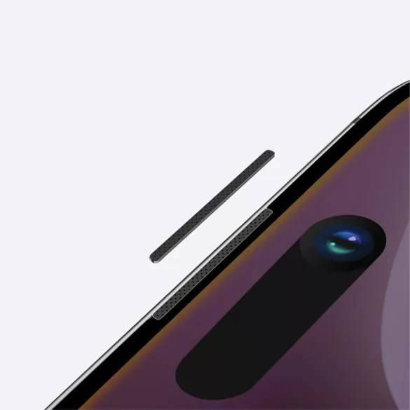 AmazingThing Titan Privacy Glass betekintésvédett edzett üveg fekete szegéllyel iPhone 16 Plus