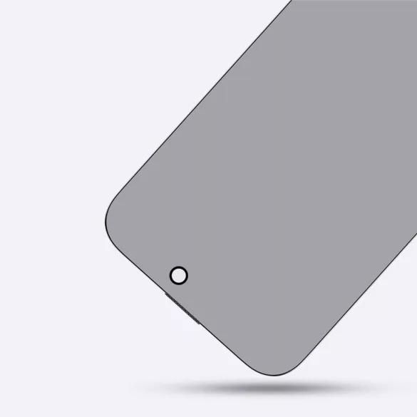 AmazingThing Titan Privacy Glass betekintésvédett edzett üveg fekete szegéllyel iPhone 16 Plus