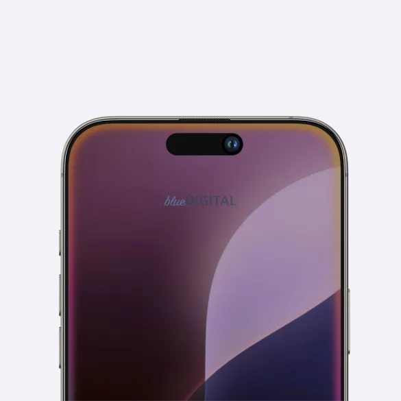 AmazingThing Titan Privacy Glass betekintésvédett edzett üveg fekete szegéllyel iPhone 16