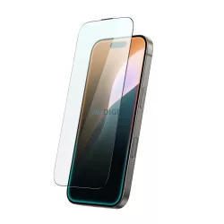   AmazingThing Titan Max kékfényszűrős tükröződésmentes edzett üveg fekete szegéllyel iPhone 16