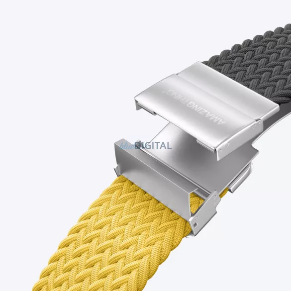 2 darabos AmazingThing Blend szett Apple Watch 45/46/49mm-es - Sárga-fekete/fekete színben