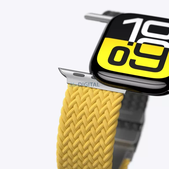 2 darabos AmazingThing Blend szett Apple Watch 45/46/49mm-es - Sárga-fekete/fekete színben