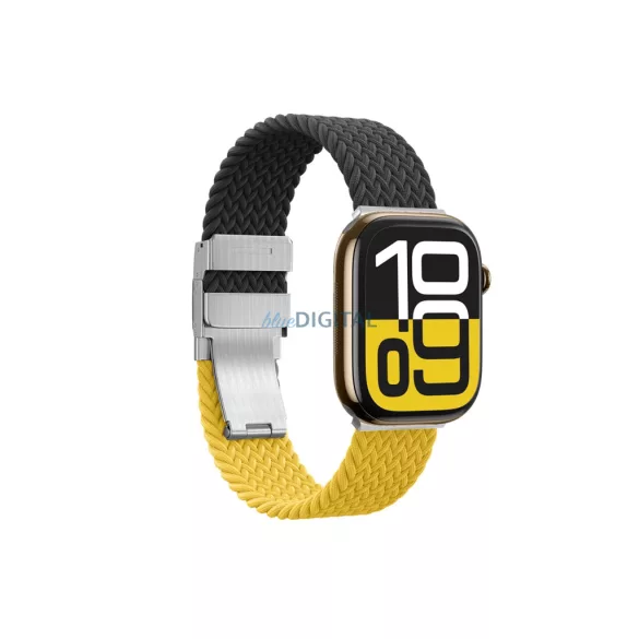2 darabos AmazingThing Blend szett Apple Watch 45/46/49mm-es - Sárga-fekete/fekete színben