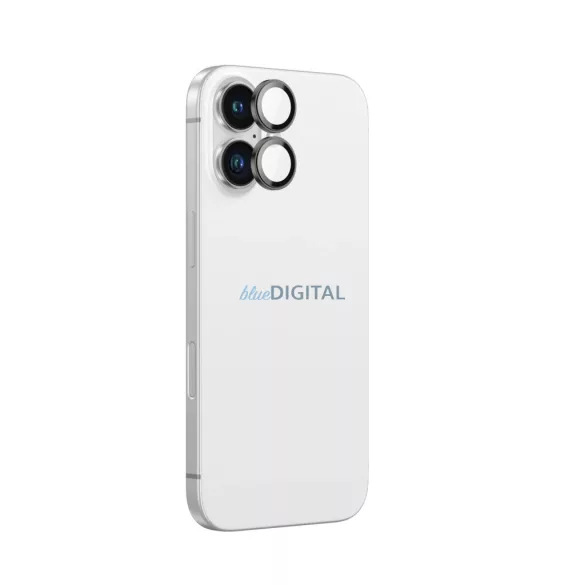 AmazingThing AR Aluminum kamera lencse védő edzett üveg fekete szegéllyel iPhone 16/16 Plus