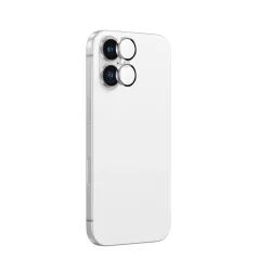   AmazingThing AR kamera lencse védő edzett üveg fekete szegéllyel iPhone 16/16 Plus