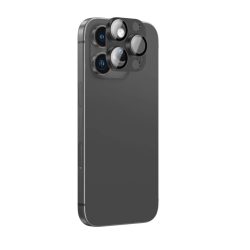   AmazingThing Aviation-Grade Alloy kamera lencse védő edzett üveg fekete szegéllyel iPhone 16 Pro/16 Pro Max