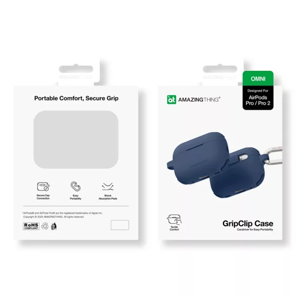 AmazingThing Omni tok AirPods Pro 2 - sötétkék