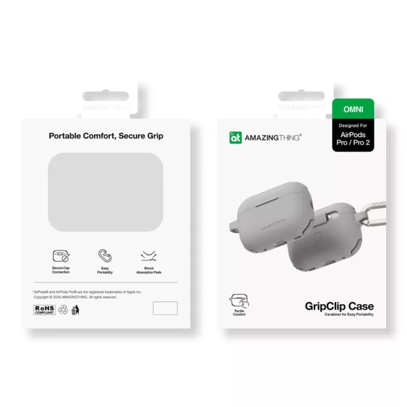 AmazingThing Omni tok AirPods Pro 2 - szürke