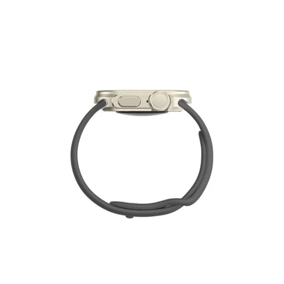 AmazingThing Titan Pro fém tok Apple Watch 11 46mm alumíniumhoz - titán