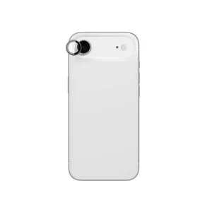 AmazingThing lencseüveg iPhone 17 Air készülékhez fekete alumínium kerettel