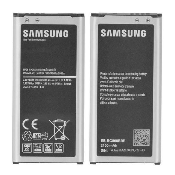 Akkumulátor Samsung G800f S5 Mini Eb-Bg800bbe / Eb-Bg800cbe 2100mah