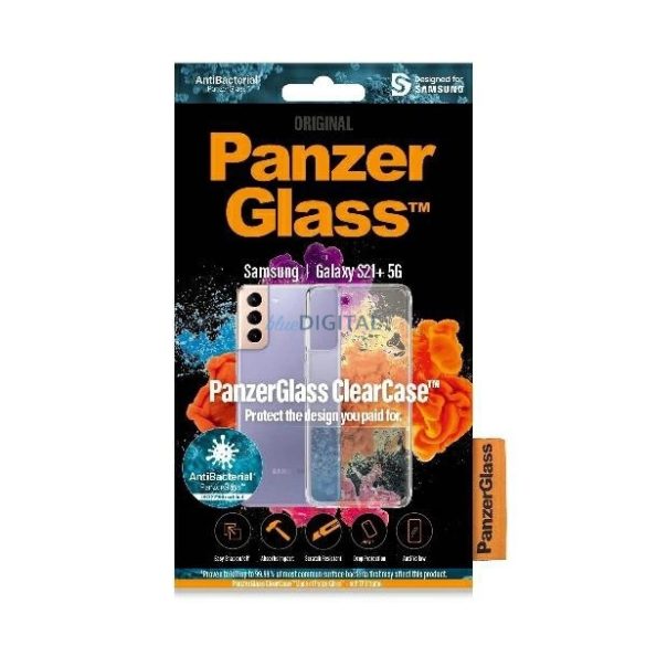 PanzerGlass ClearCase tok Samsung Galaxy S21+ - átlátszó