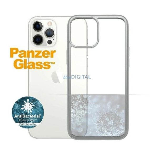 PanzerGlass ClearCase tok iPhone 12 Pro Max - átlátszó-ezüst