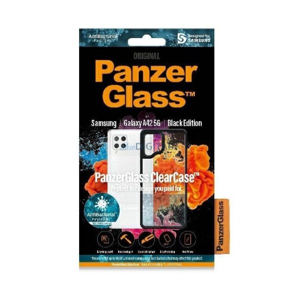 PanzerGlass ClearCase tok Samsung Galaxy A42 5G - fekete