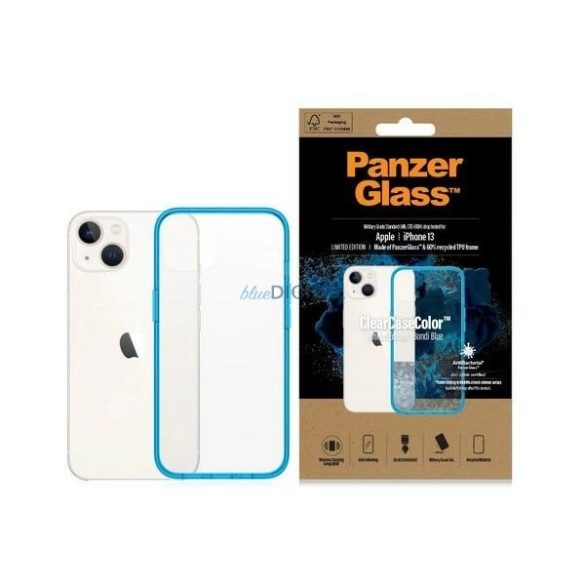 PanzerGlass ClearCase tok iPhone 13/14/15 - kék