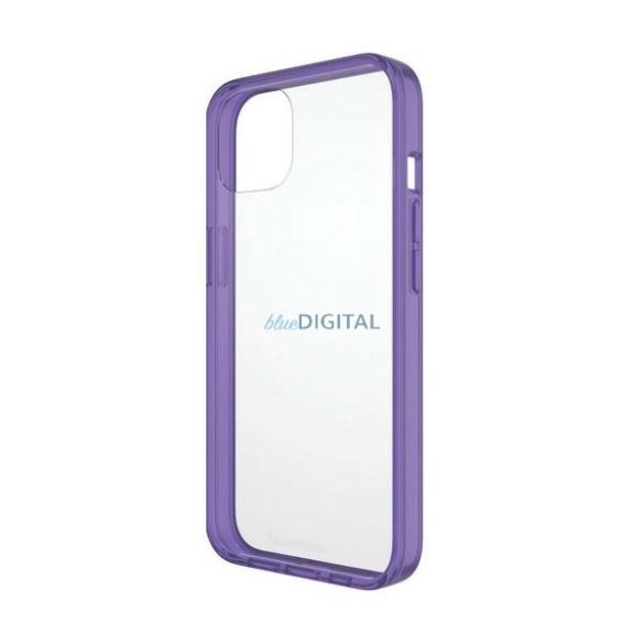 PanzerGlass ClearCase Military Grade Antibacterial tok iPhone 13/14/15 - átlátszó-lila