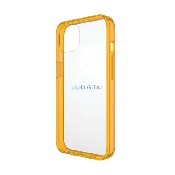 PanzerGlass ClearCase Military Grade Antibacterial tok iPhone 13/14/15 - átlátszó-sárga