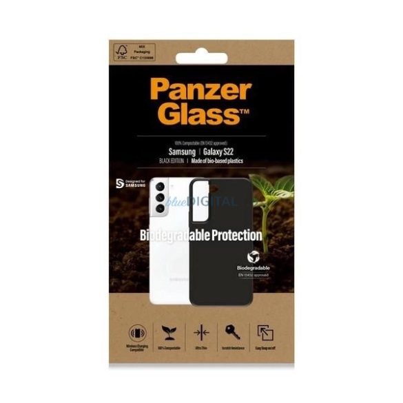 PanzerGlass Biodegradable Case tok Samsung Galaxy S22 - fekete