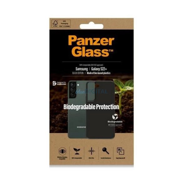 PanzerGlass Biodegradable Case tok Samsung Galaxy S22+ - fekete