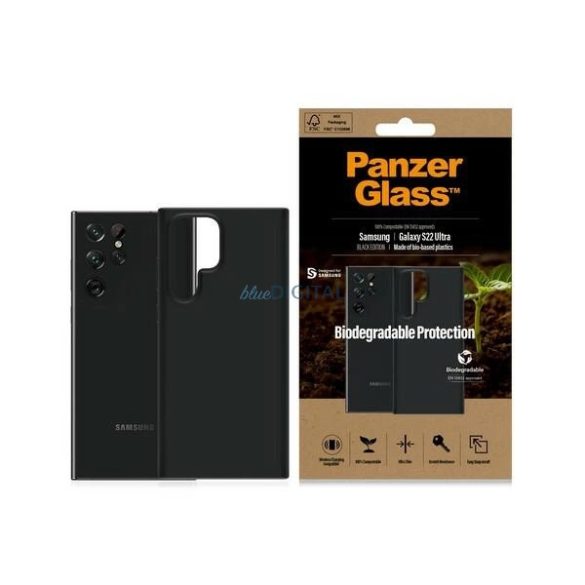 PanzerGlass Biodegradable Case tok Samsung Galaxy S22 Ultra - fekete