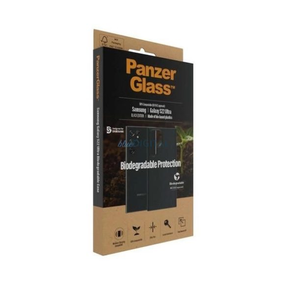 PanzerGlass Biodegradable Case tok Samsung Galaxy S22 Ultra - fekete