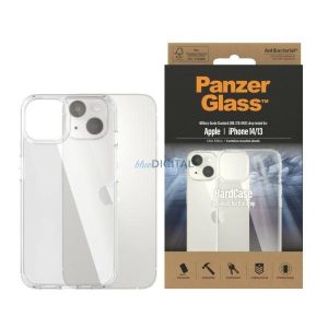 PanzerGlass HardCase Antibacterial Military Grade tok iPhone 13/14/15 - átlátszó