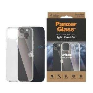 PanzerGlass HardCase Antibacterial Military Grade tok iPhone 14 Plus/15 Plus - átlátszó