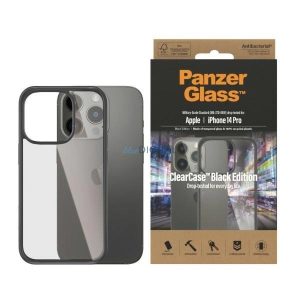 PanzerGlass ClearCase Antibacterial tok iPhone 14 Pro - fekete