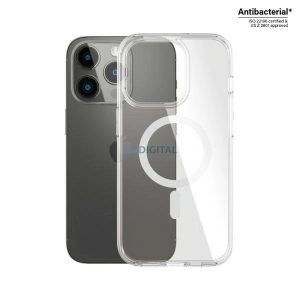 PanzerGlass HardCase Antibacterial Military Grade MagSafe tok iPhone 14 Pro - átlátszó