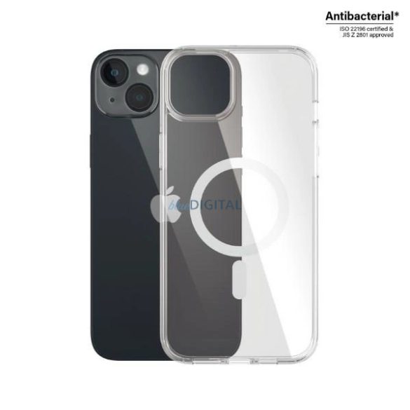 PanzerGlass HardCase Antibacterial Military Grade MagSafe tok iPhone 14 Plus/15 Plus - átlátszó