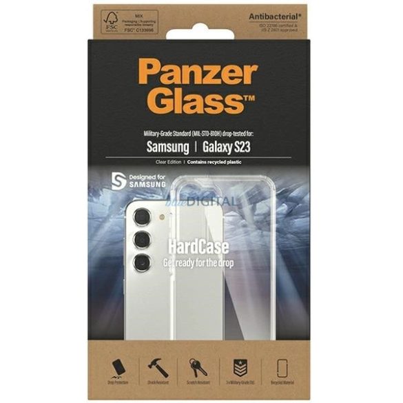 PanzerGlass ClearCase tok Samsung Galaxy S23 - átlátszó