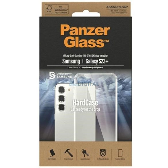 PanzerGlass ClearCase tok Samsung Galaxy S23+ - átlátszó