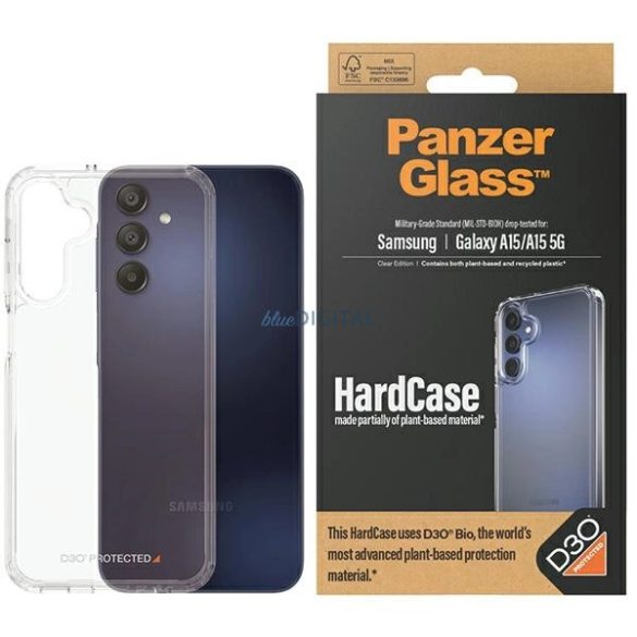 PanzerGlass HardCase tok Samsung Galaxy A15 4G/5G - átlátszó