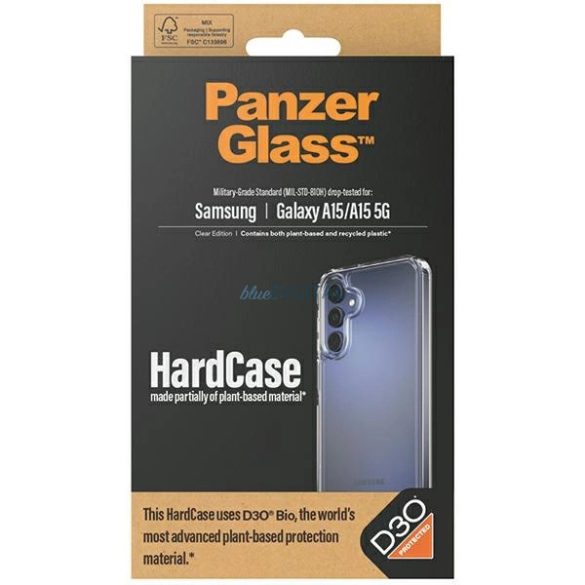 PanzerGlass HardCase tok Samsung Galaxy A15 4G/5G - átlátszó