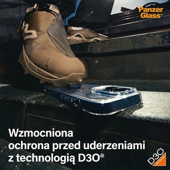 PanzerGlass HardCase Military Grade D3O tok iPhone 13/14/15 - átlátszó