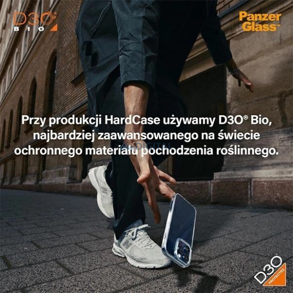 PanzerGlass HardCase Military Grade D3O tok iPhone 13/14/15 - átlátszó