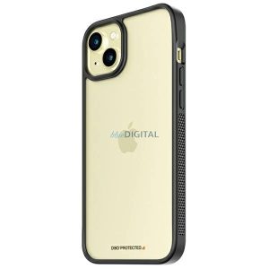 PanzerGlass ClearCase Military Grade tok iPhone 14 Plus/15 Plus - átlátszó-fekete