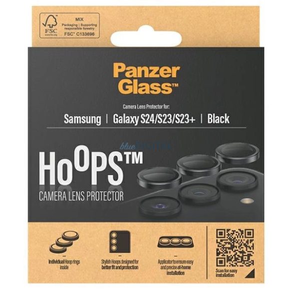 PanzerGlass Hoops Camera kamera lencse védő fólia Samsung Galaxy S24 / Samsung Galaxy S23 / Samsung Galaxy S23+