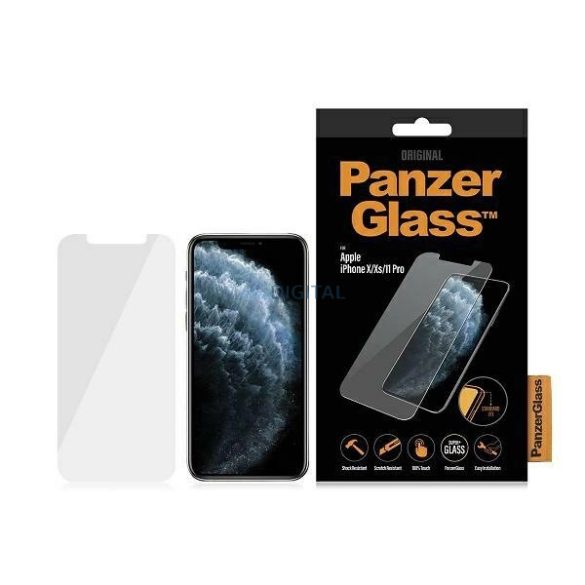 PanzerGlass Standard Super+ edzett üveg iPhone X / iPhone XS / iPhone 11 Pro